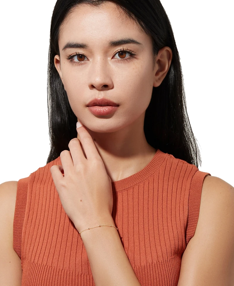 Ana Luisa Harry Gold-Plated Gold Chain Bracelet