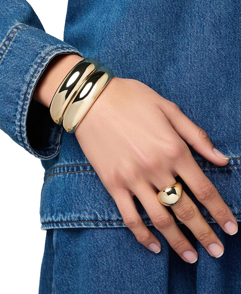 Ana Luisa Jalyn Gold-Plated Cuff Bracelet