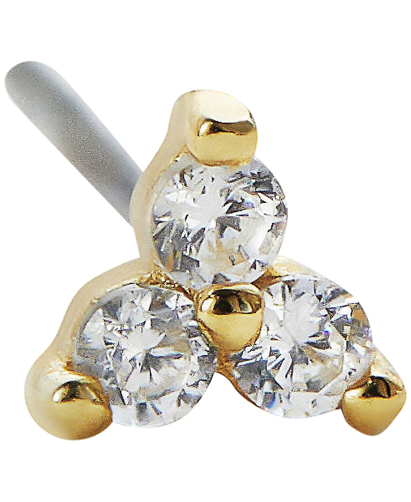 Ana Luisa Zara Gold-Plated Small Stud Earring