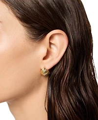 Ana Luisa Haven Gold-Plated Huggie Earrings