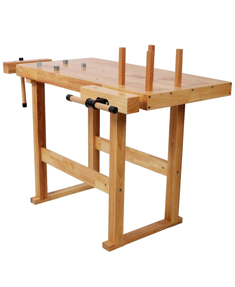 Streamdale Furniture 40" Wood Workbench with Handle and Storage