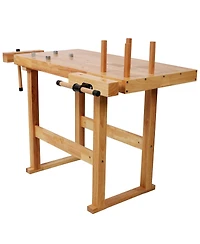 Streamdale Furniture 40" Wood Workbench with Handle and Storage