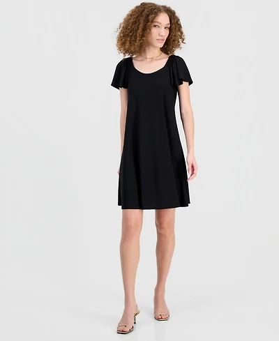 Robbie Bee Women's On/Off-The-Shoulder Dress