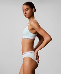 Calvin Klein Women's Icon Cotton-Modal Lightly Lined Triangle Bralette QF8498