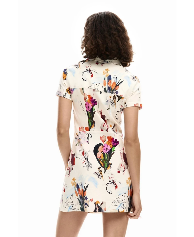 Desigual Women's Short collage dress