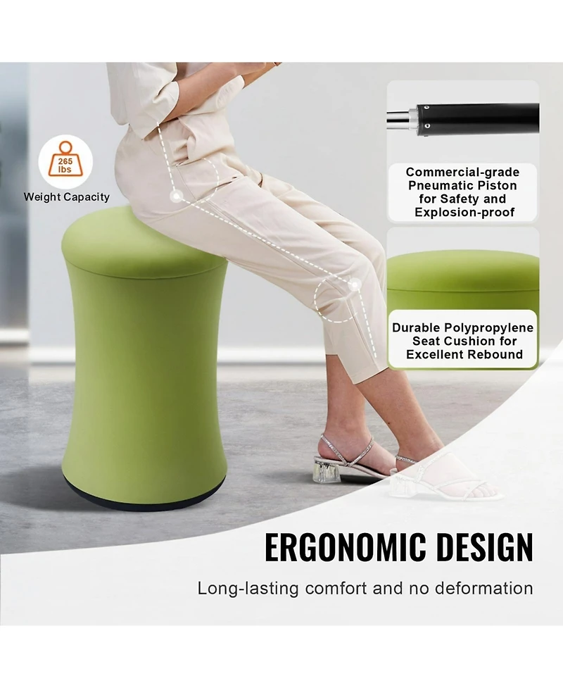 Gouun Active Wobble Chair with 20-Degree Tilt and Adjustable Height