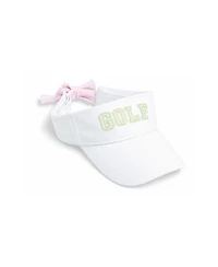 Bits & Bows Girls and Little/Big Golf Bow Visor
