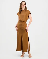 Sam Edelman Women's Slim Side-Cinched Maxi Dress