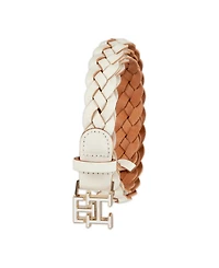 Tommy Hilfiger Women's Casual Braided Leather Belt
