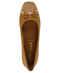 Anne Klein Women's Waiter Leather Wedge Heel Pumps