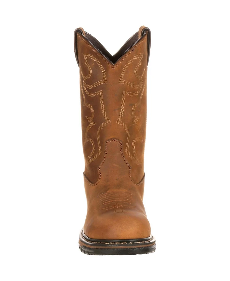 Rocky Men's Original Ride Branson Steel Toe Waterproof Western Boots