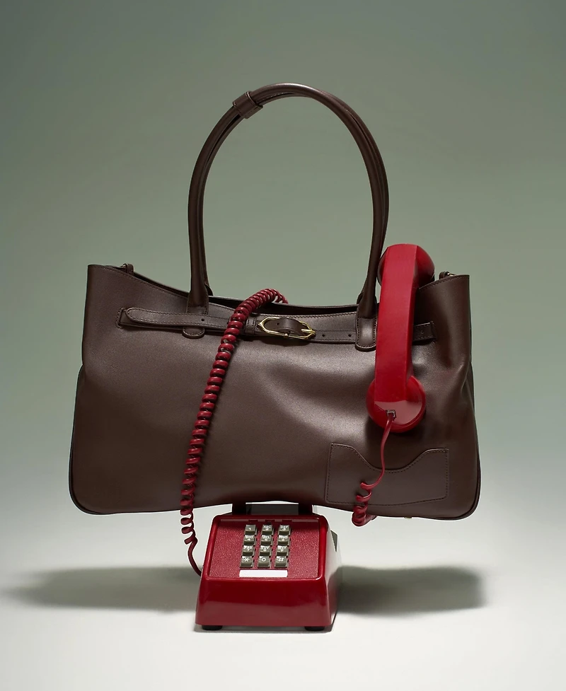 Oleada Marina Napa Leather Tote