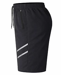 Galaxy By Harvic Jump Start Men's Performance Training Shorts With Zipper Pockets-5 Pack