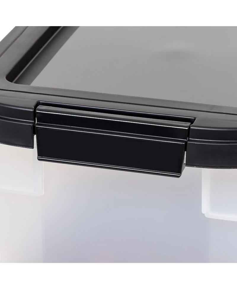 Iris Usa 10 Lbs / 12.75 Qt Airtight Dog Food Storage Container, 2 Pack, for Dog Cat Bird and Other Pet Food Storage Bin, Keep Fresh, Translucent Body,