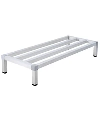 Homfan Heavy Duty Aluminum Storage Rack - Rust-Resistant Organizer with Non-Slip Feet,for Bathroom