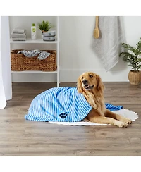 Aronkl Absorbent Microfiber Pet Towel Ultra Soft Machine Washable Lightweight Durable for Dogs Cats Grooming Travel