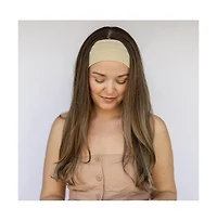 Headbands of Hope Women's Wide Headwrap Set of 3 - Black + Brown + Beige