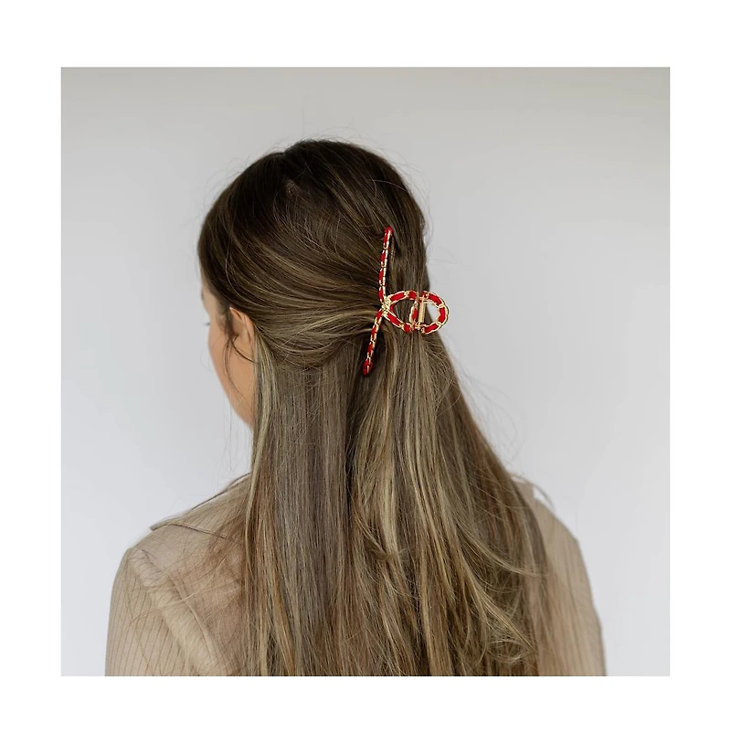 Headbands of Hope Women's Raffia Looped Hair Claw Clip