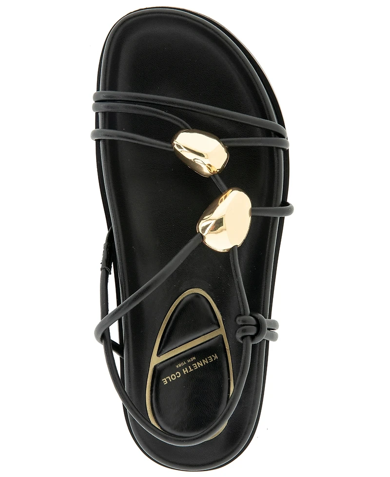 Kenneth Cole New York Women's Vera Round Toe Flat Sandals