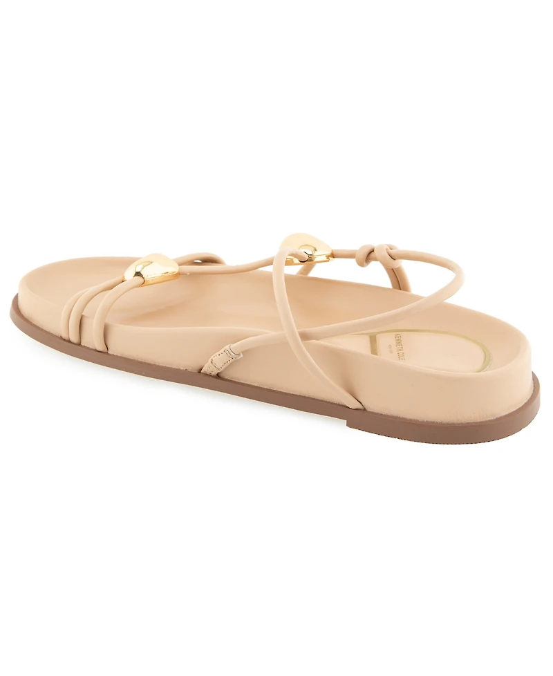 Kenneth Cole New York Women's Vera Round Toe Flat Sandals