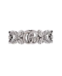 Pre-Owned Gucci Gg Flora Band Ring