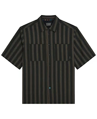 Scotch & Soda Men's Striped Short-Sleeve Cotton Shirt