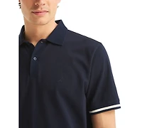 Nautica Men's Short-Sleeve Compact Seersucker Polo Shirt