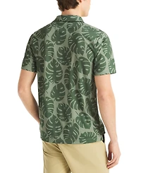 Nautica Men's Short-Sleeve Frond Print Golf Polo Shirt