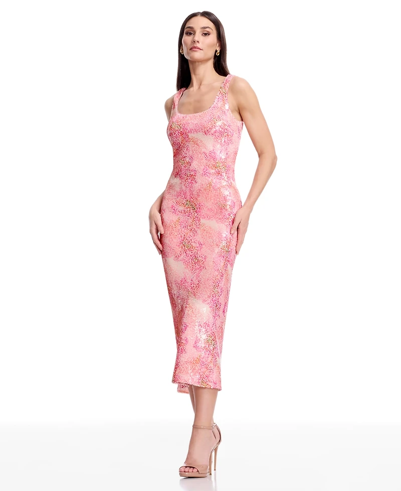 Dress the Population Women's Sleeveless Midi