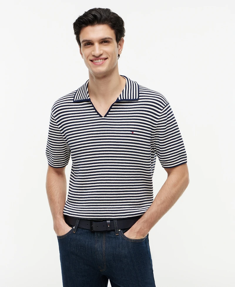 Tommy Hilfiger Men's Structure Short-Sleeve Johnny Polo Shirt