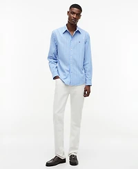 Tommy Hilfiger Men's Flex Poplin Stripe Shirt