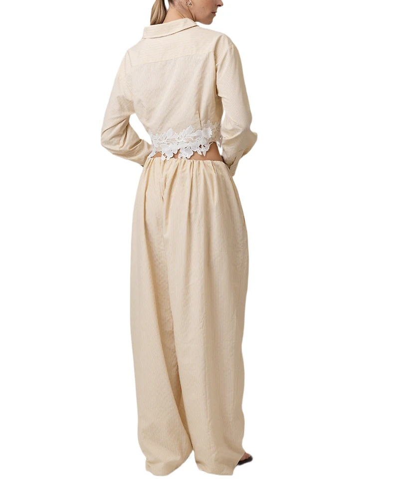 Line & Dot Women's Noemi Wide-Leg Pants