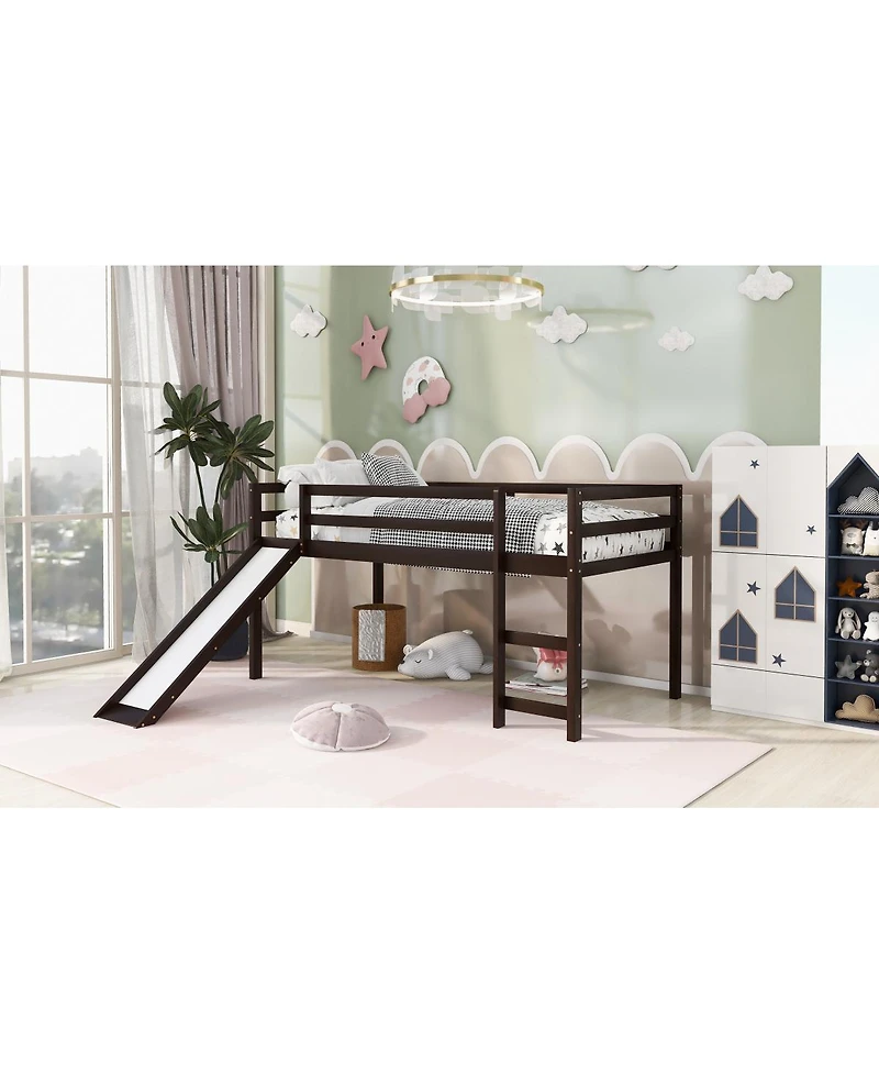 Streamdale Furniture Loft Bed with Slide