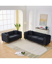 Streamdale Furniture Velvet Sofa