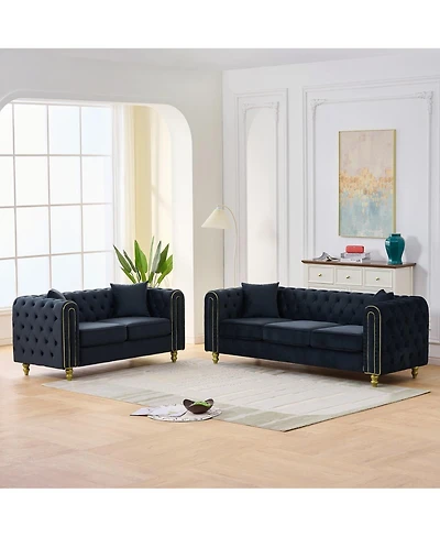 Streamdale Furniture Velvet Sofa