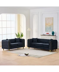 Streamdale Furniture Velvet Sofa