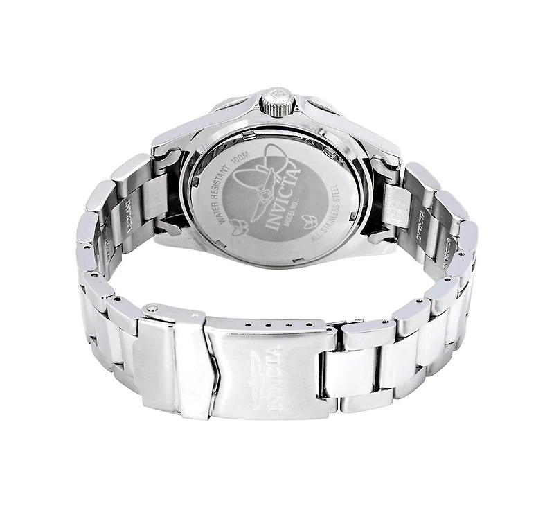 Invicta Men's 12503 Angel Quartz 3 Hand Metallic Dial Watch