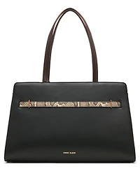 Anne Klein Extra-Large Belted Tote Handbag