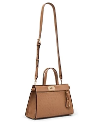 Anne Klein Medium Convertible Embossed Satchel Handbag