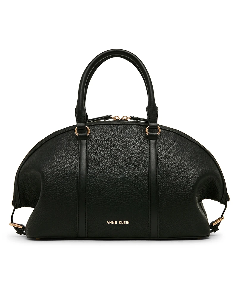 Anne Klein Medium Bowler Charms Satchel Handbag