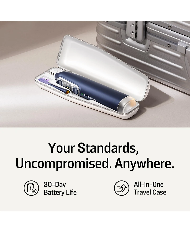 Soocas Neos Ii Ultra - Electric Toothbrush with Water Flosser Combo, 3-in-1: Flosses, Vibrates and Oscillates