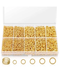 Gnuadz 4600pcs Jump Rings Open Close Tools Jewelry Making Necklace Repair Kit