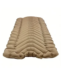 Gnuadz Static V Inflatable Sleeping Pad Camping Hiking Backpacking Air Bed Uninsulated Outdoor Recreation Gear