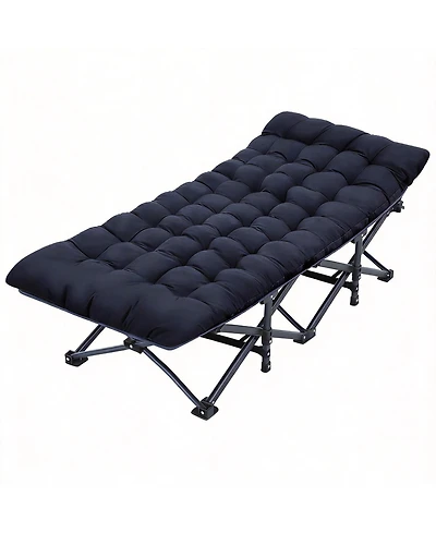 Gnuadz Camping Cot Oxford Heavy-duty Bed Outdoor Recreation Gear