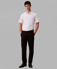 Calvin Klein Men's Solid Short-Sleeve Shirt