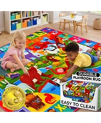 Quokka 78x59 Abc Classroom Rug for Kids - Alphabet Learning Area
