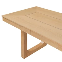 Streamdale Furniture 60 - 78 Inch Extendable Farmhouse Dining Table