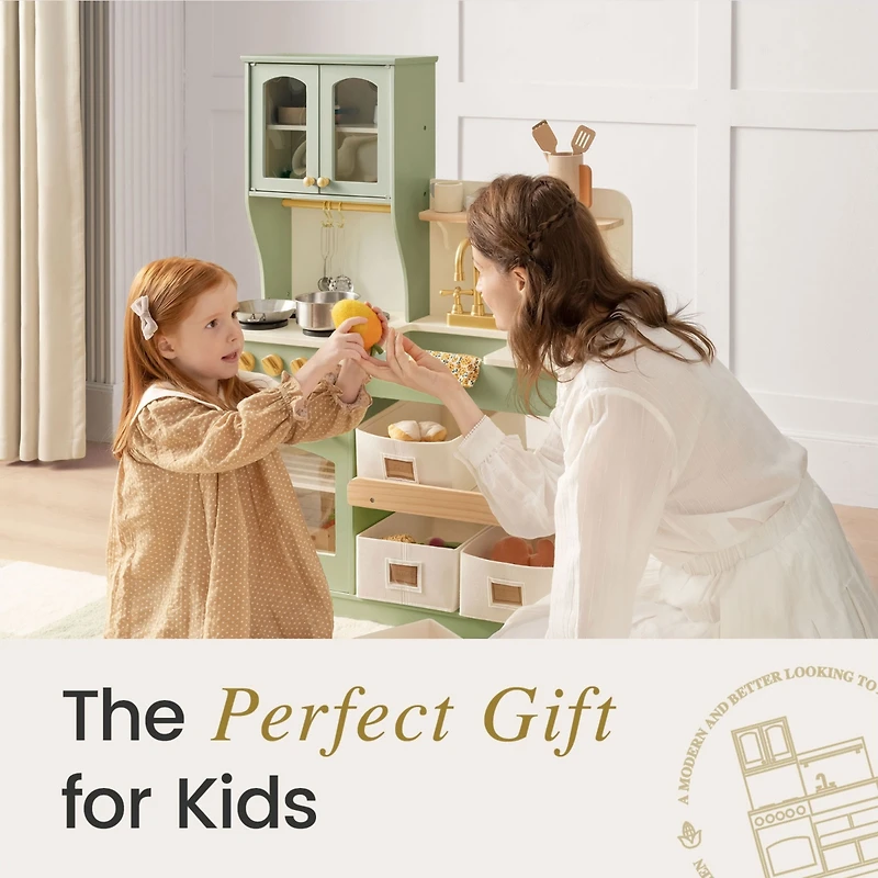 Tiny Land Pretend Play Kitchen for Toddlers