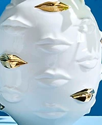 Jonathan Adler Gala Gilded 35 oz. Round Vase
