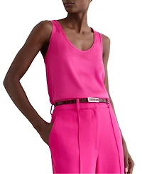Reiss Women's Ruby Silk-Front Cami Top